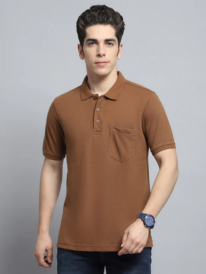 Monte Carlo Men's Half Sleeve T Shirt Solid - 22503602