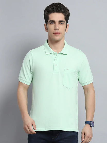 Monte Carlo Men's Half Sleeve T Shirt Solid - 22503602