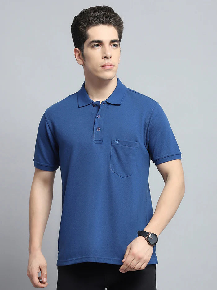 Monte Carlo Men's Half Sleeve T Shirt Solid - 22503602