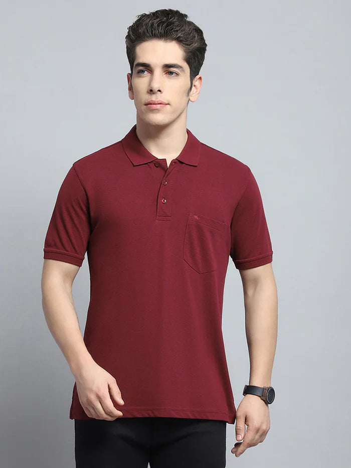 Monte Carlo Men's Half Sleeve T Shirt Solid - 22503602