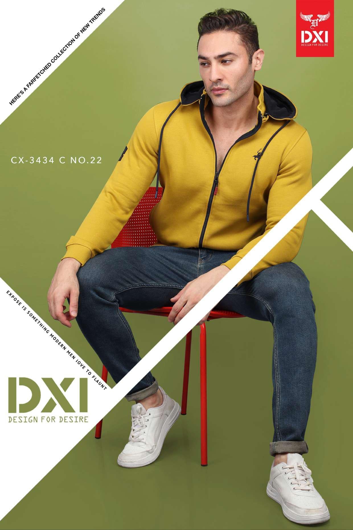 DXI FULL ZIP HOODIE SWEAT SHIRT CX-3434