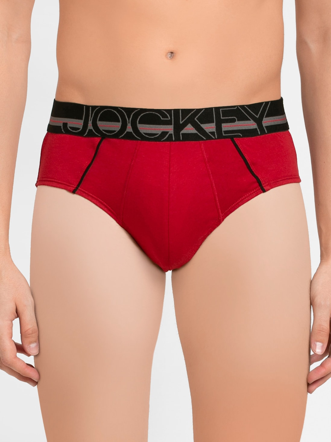 Jockey Men's Solid Brief with Ultrasoft Waistband- US14