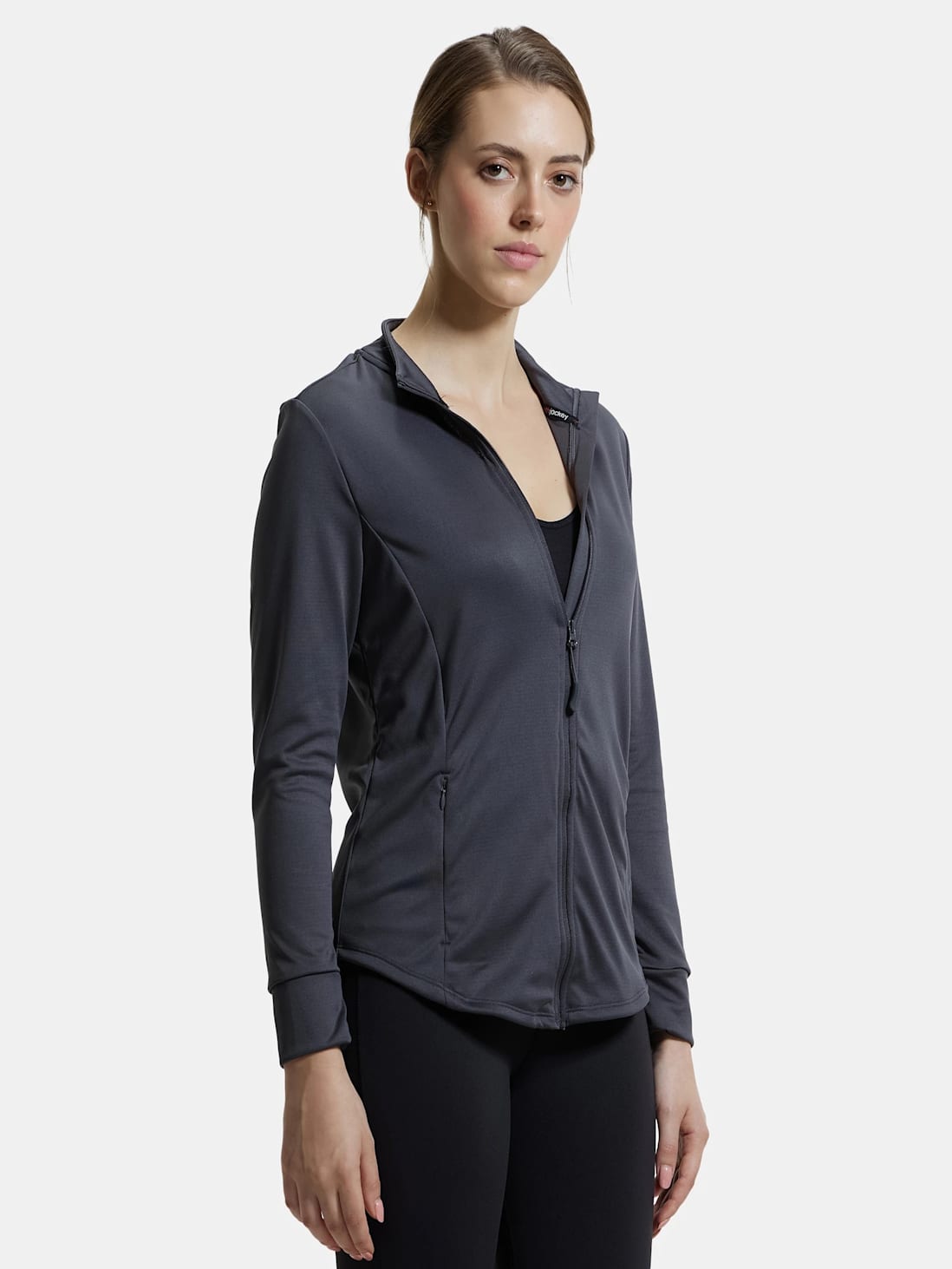 Jockey Women's Microfiber Relaxed fit Jacket- MW67