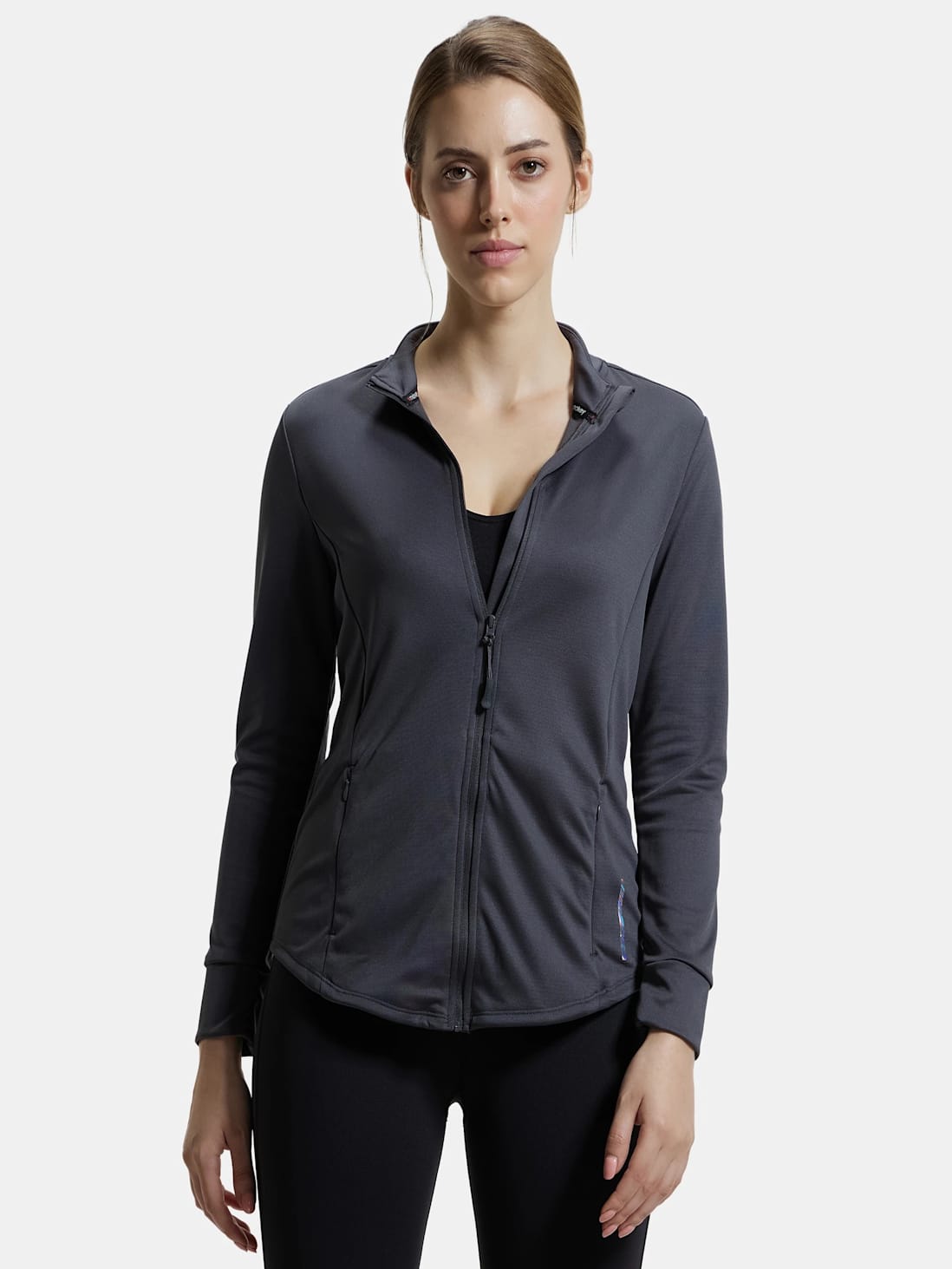 Jockey Women's Microfiber Relaxed fit Jacket- MW67