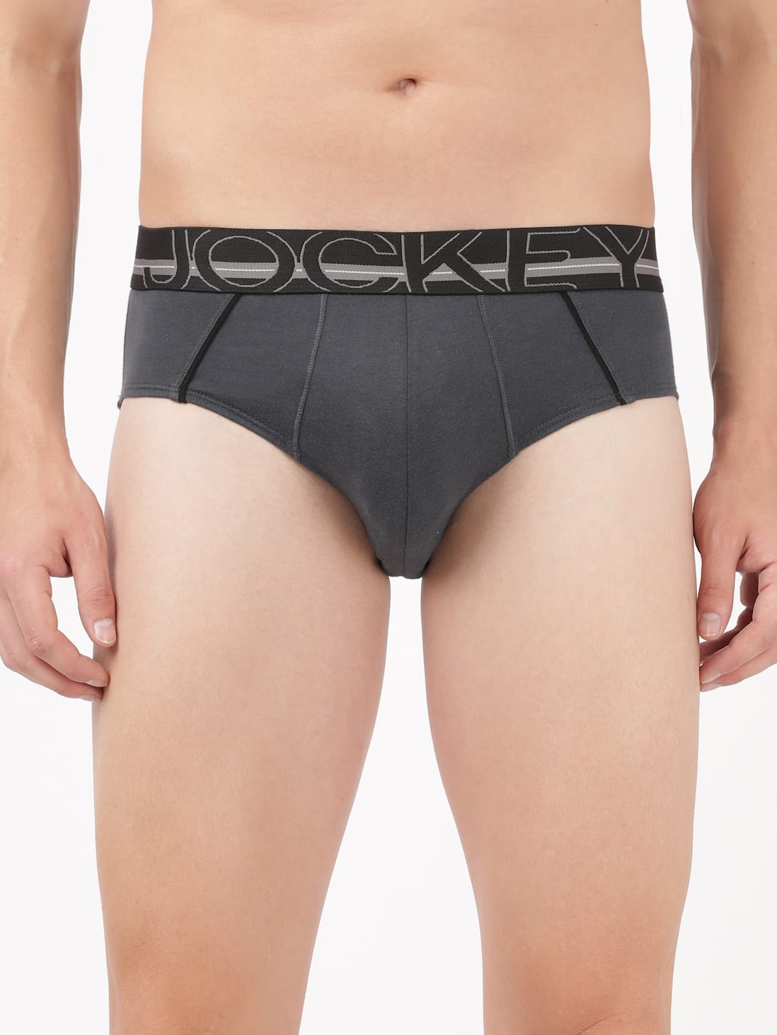 Jockey Men's Solid Brief with Ultrasoft Waistband- US14