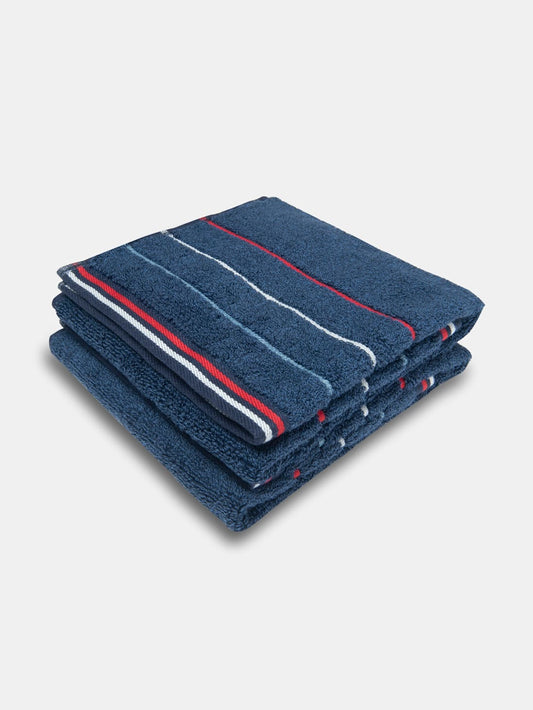 JOCKEY Cotton Rich Terry Ultrasoft and Durable Striped Hand Towel T222