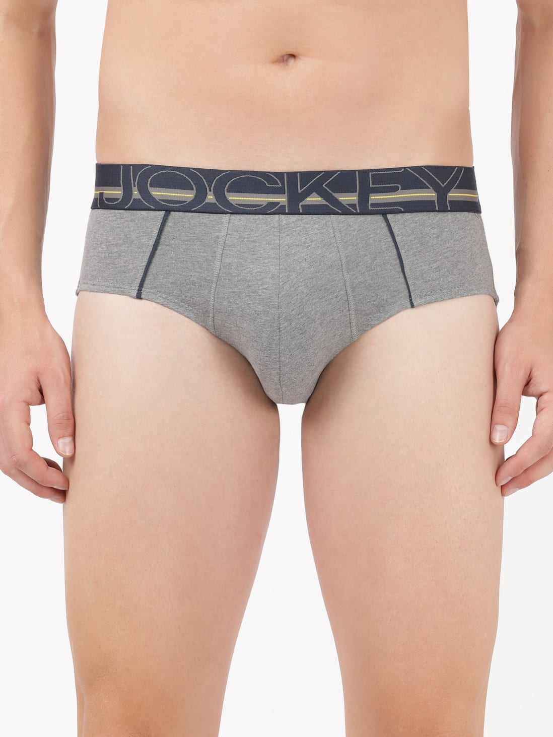 Jockey Men's Solid Brief with Ultrasoft Waistband- US14