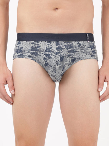 Jockey Men's Cotton Printed Brief- US52
