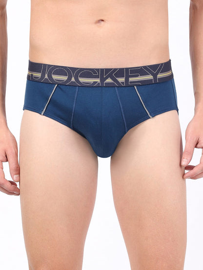 Jockey Men's Solid Brief with Ultrasoft Waistband- US14