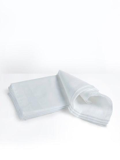 Jockey Plain White Cotton Handkerchief- HK01 (Pack of 3)