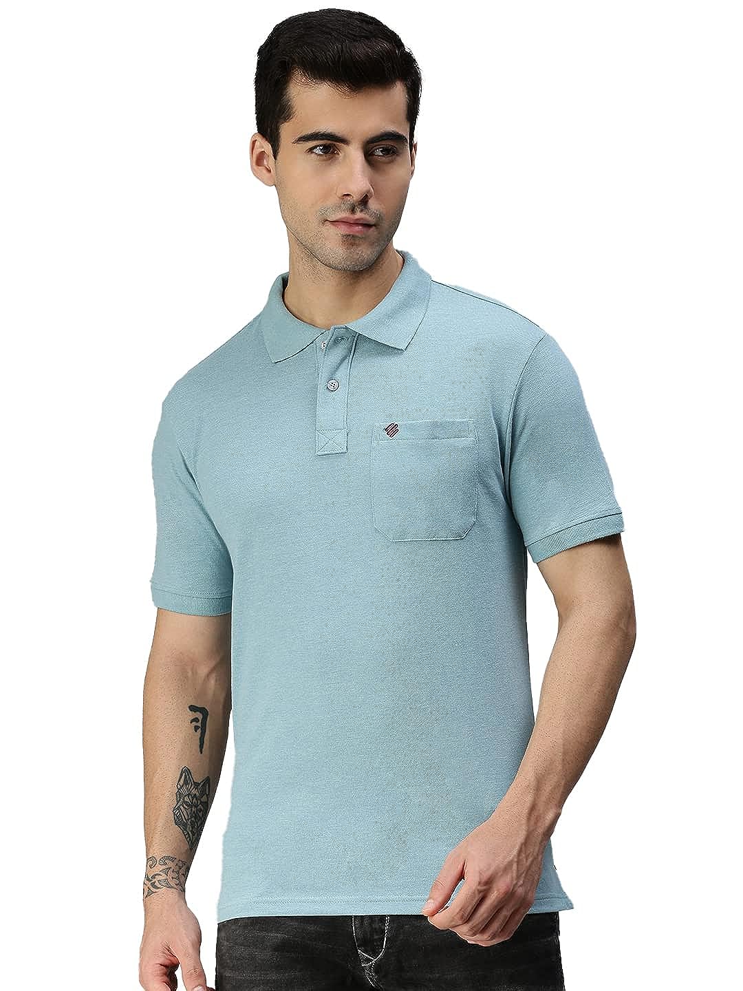 ONN Solid Polo T-Shirt With Pocket- NC 432