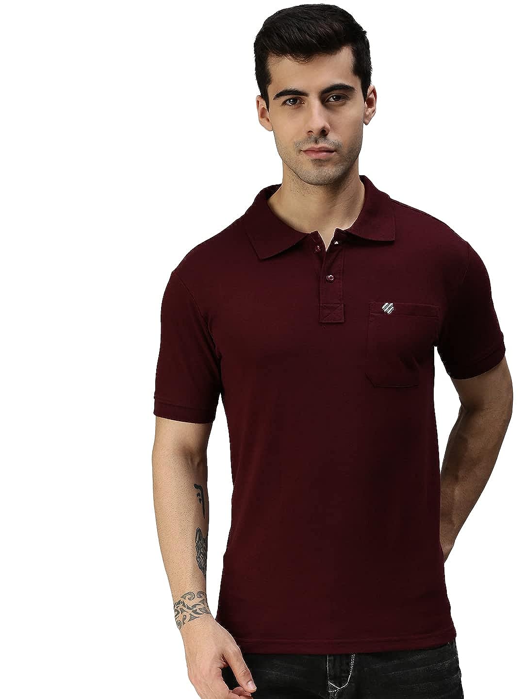 ONN Solid Polo T-Shirt With Pocket- NC 432