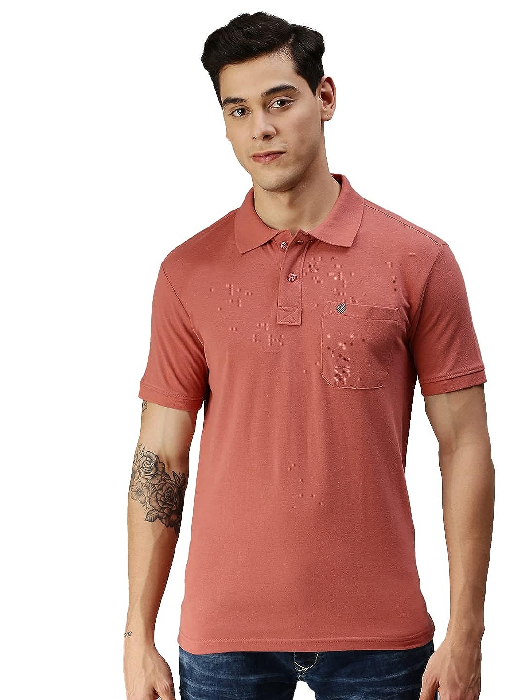ONN Solid Polo T-Shirt With Pocket- NC 432 (2) (2XL)