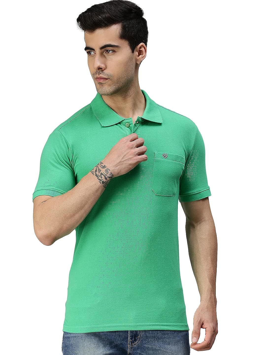 ONN Solid Polo T-Shirt With Pocket- NC 432 (2)