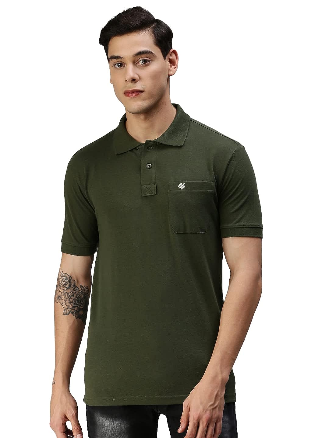 ONN Solid Polo T-Shirt With Pocket- NC 432 - Main Image