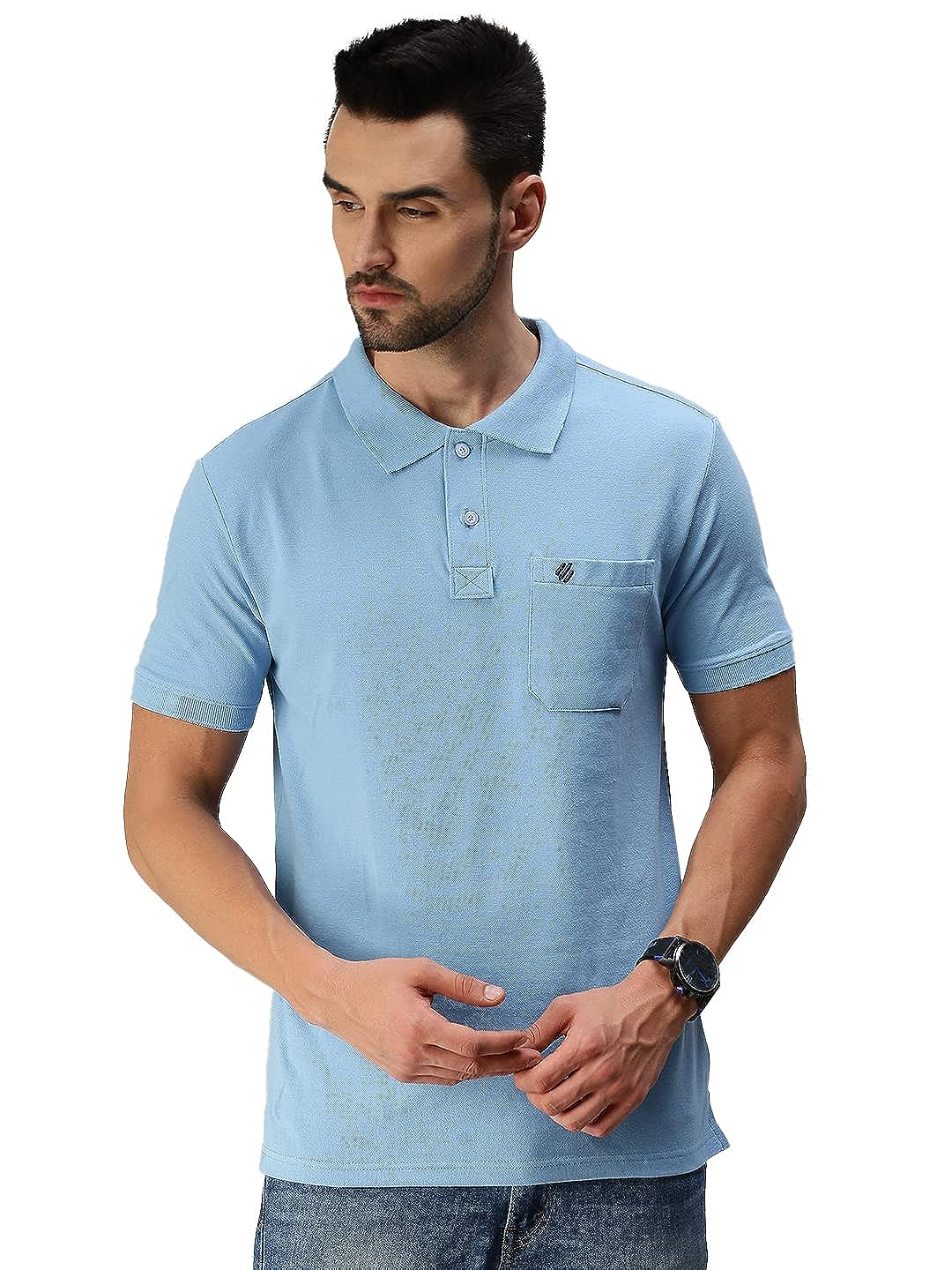 ONN Solid Polo T-Shirt With Pocket- NC 432