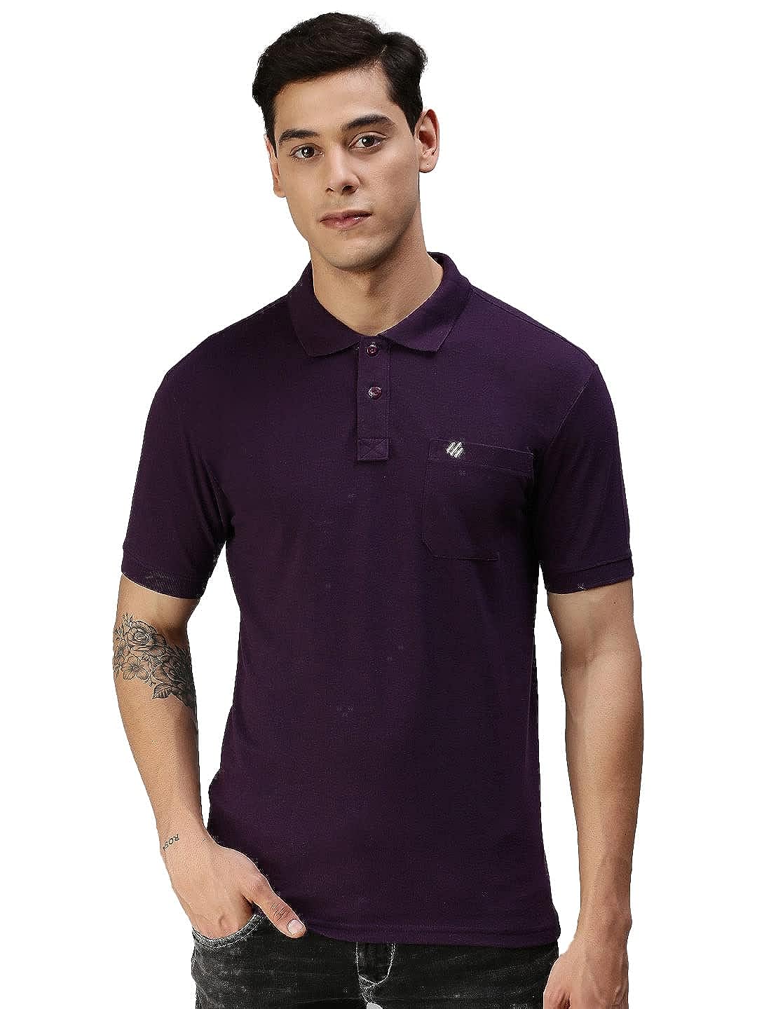 ONN Solid Polo T-Shirt With Pocket- NC 432