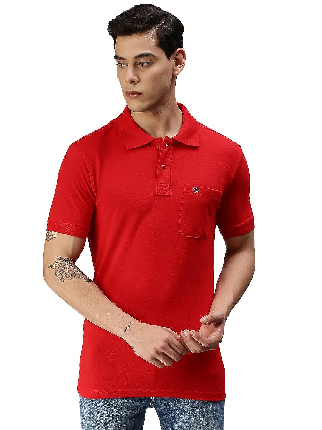 ONN Solid Polo T-Shirt With Pocket- NC 432