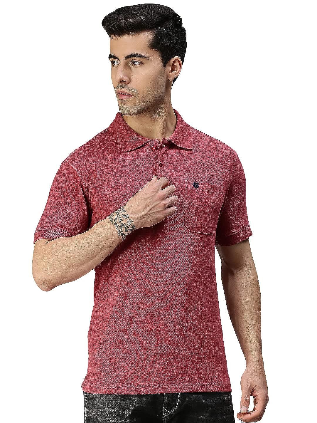 ONN Solid Polo T-Shirt With Pocket- NC 432