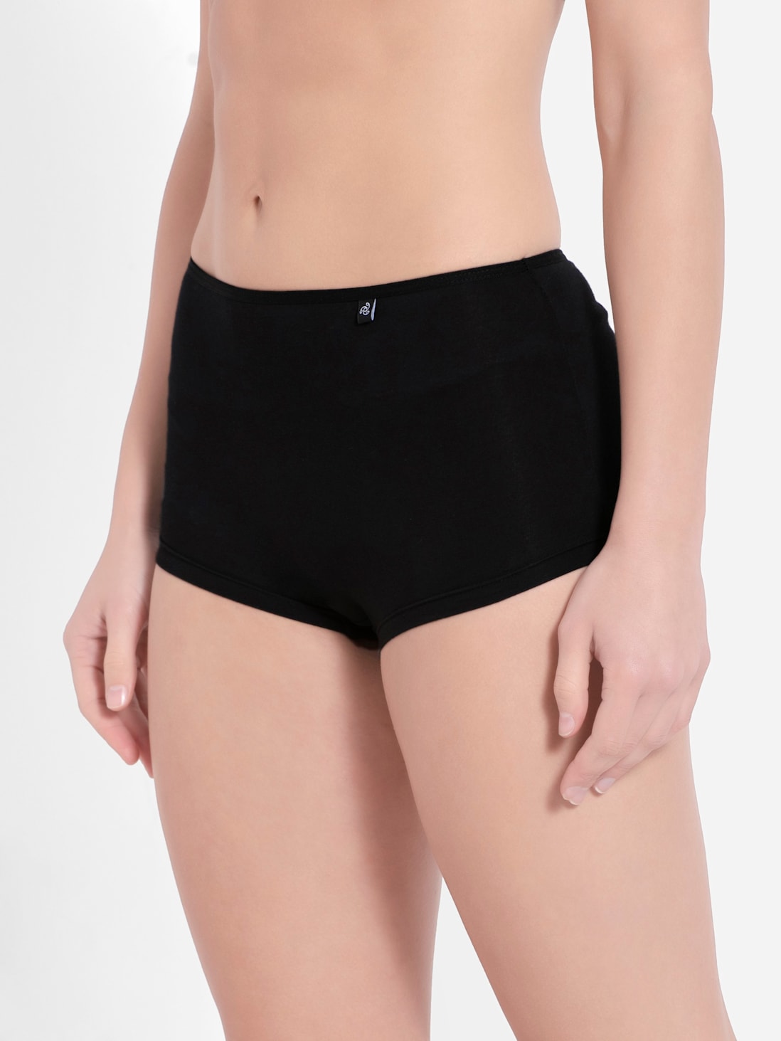 Jockey Women's Mid Waist Boy Shorts With Concealed Waistband- SS04