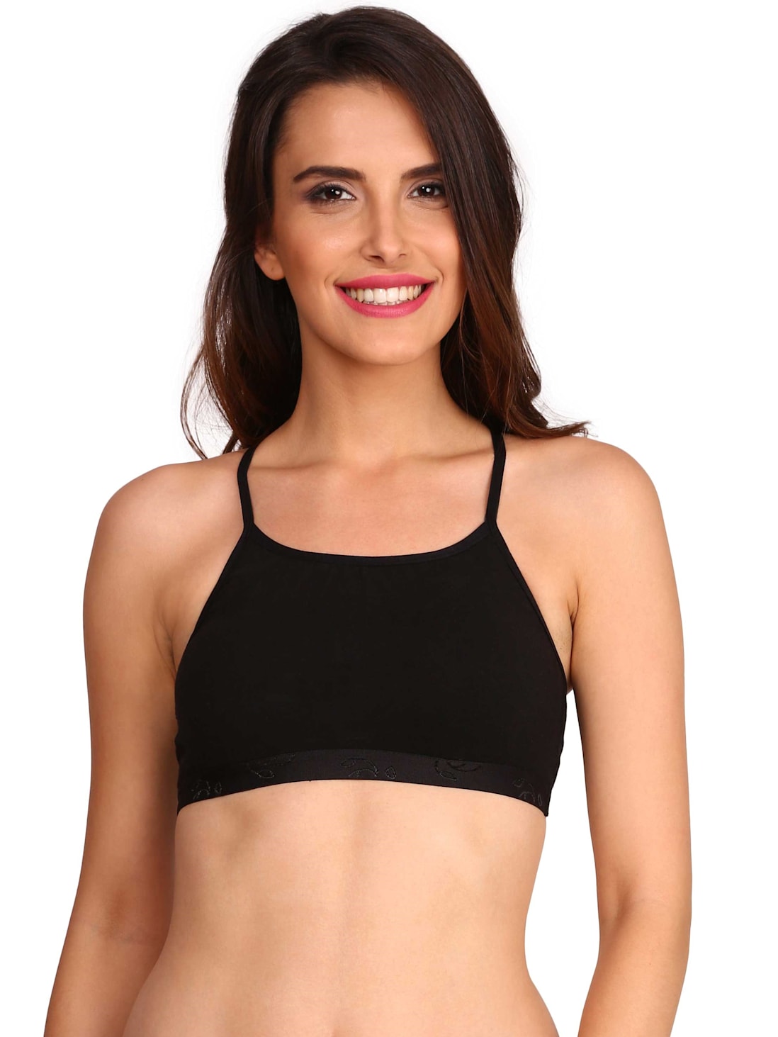 Jockey Women's Crop Top With Adjustable Straps- 1351