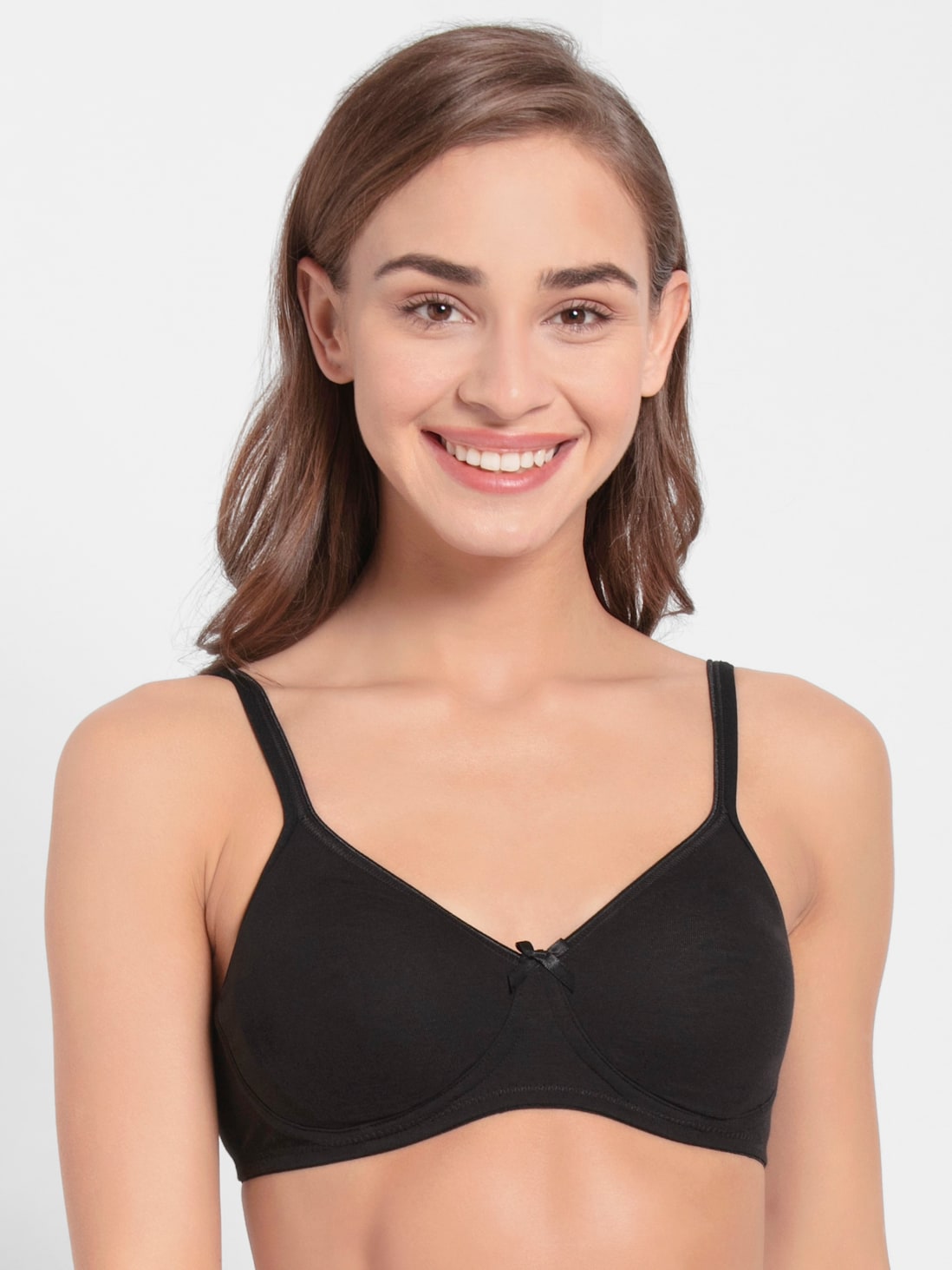 Jockey Women's Wirefree Non Padded Bra with Concealed Shaper Panel- 1722