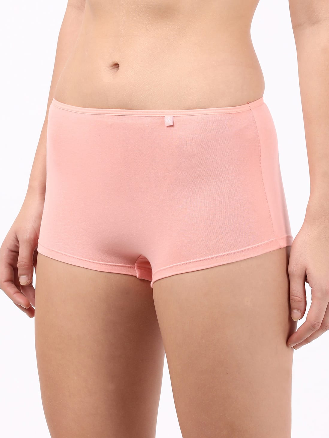 Jockey Women's Mid Waist Boy Shorts With Concealed Waistband- SS04