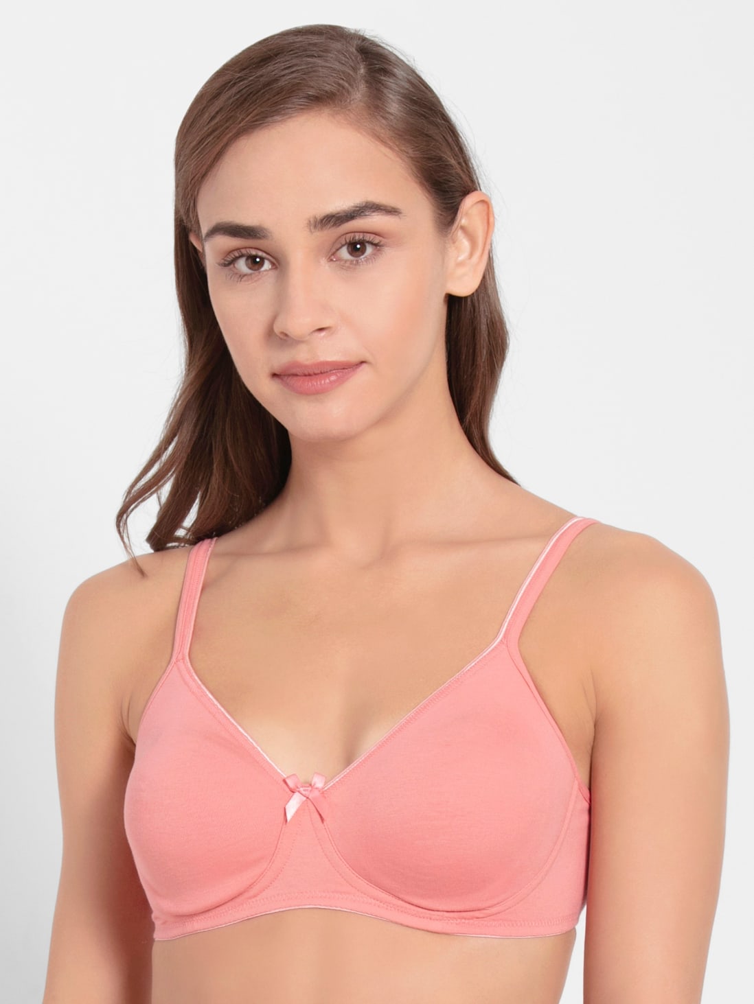 Jockey Women's Wirefree Non Padded Bra with Concealed Shaper Panel- 1722