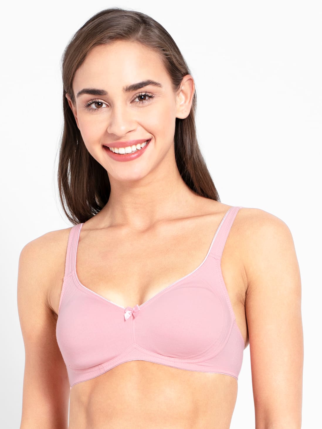 Jockey Women's Wirefree Non Padded Bra with Contoured Shaper Panel- 1250