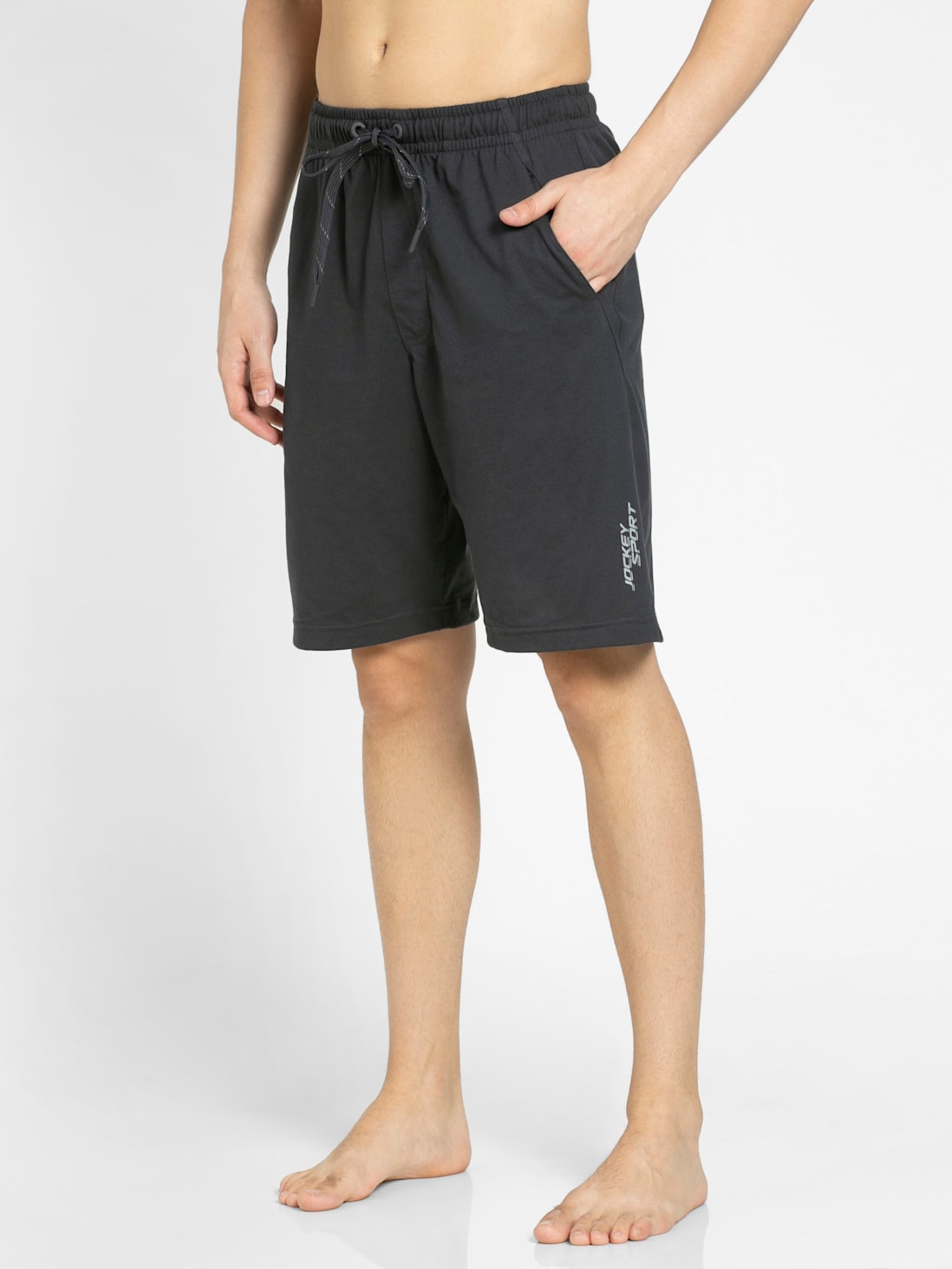 Jockey Men's Solid Shorts Regular Fit-SP26