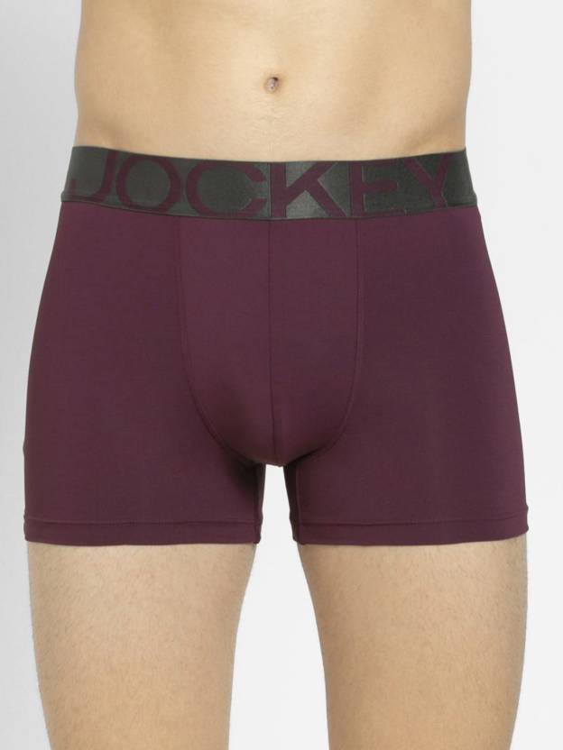 Jockey Men's Dry Fit Solid Trunk- IC28