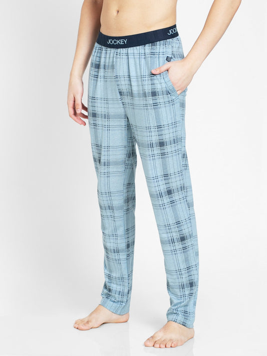 Jockey Men's Checkered Pyjama with Side Pockets- IM03