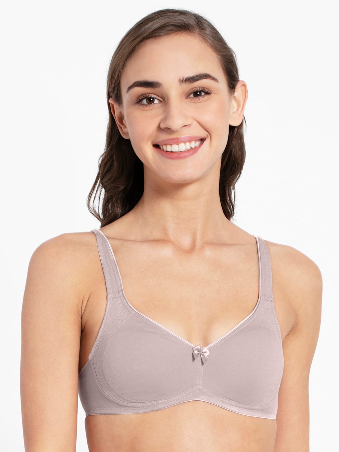 Jockey Women's Wirefree Non Padded Bra with Contoured Shaper Panel- 1250