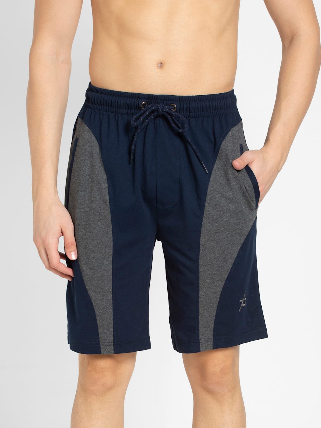 Jockey Men's Straight Fit Solid Shorts-9411