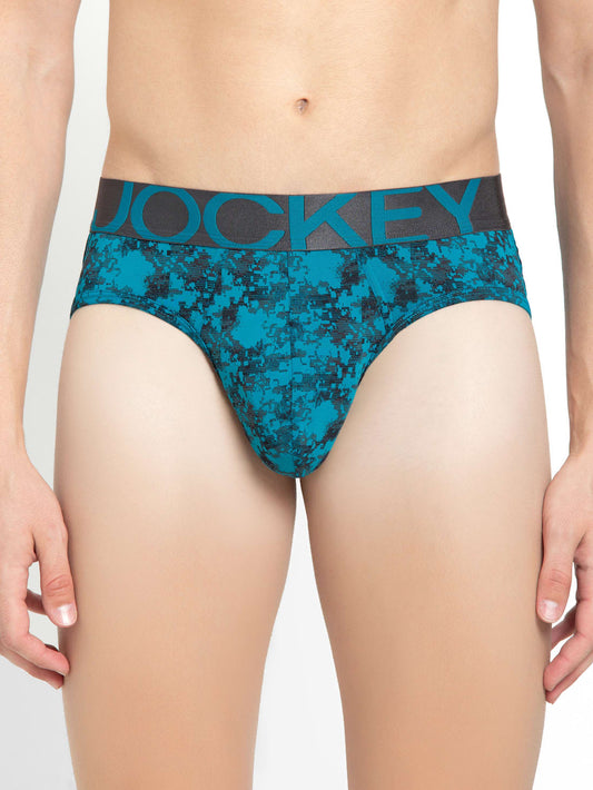 Jockey Men's Dry Fit Printed Brief- IC29