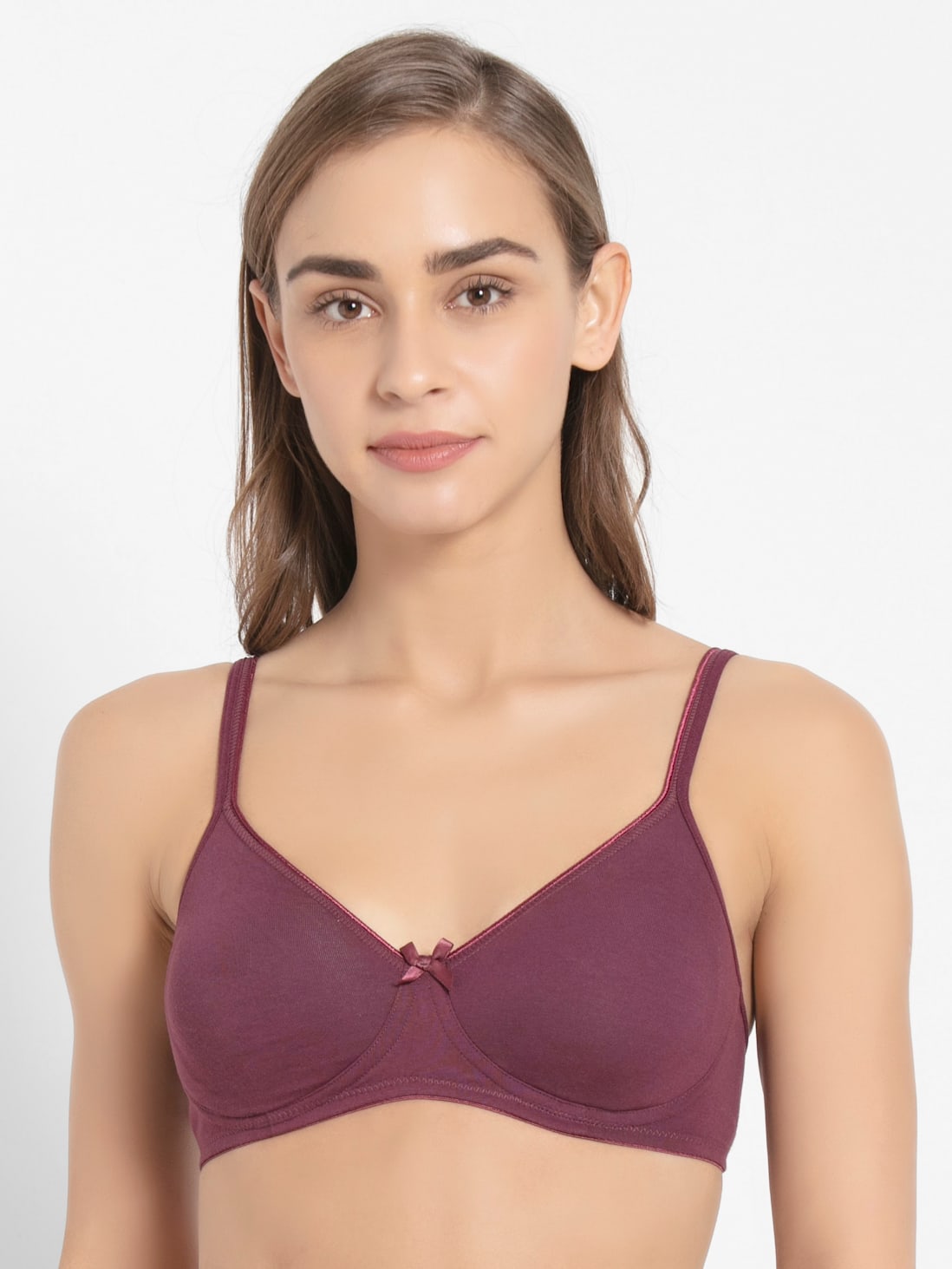 Jockey Women's Wirefree Non Padded Bra with Concealed Shaper Panel- 1722