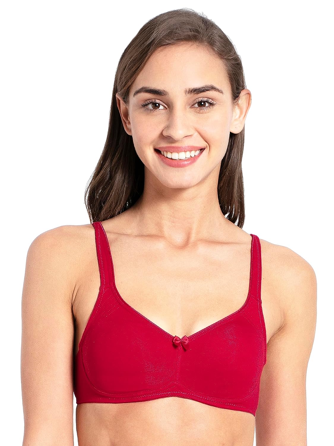 Jockey Women's Wirefree Non Padded Bra with Contoured Shaper Panel- 1250