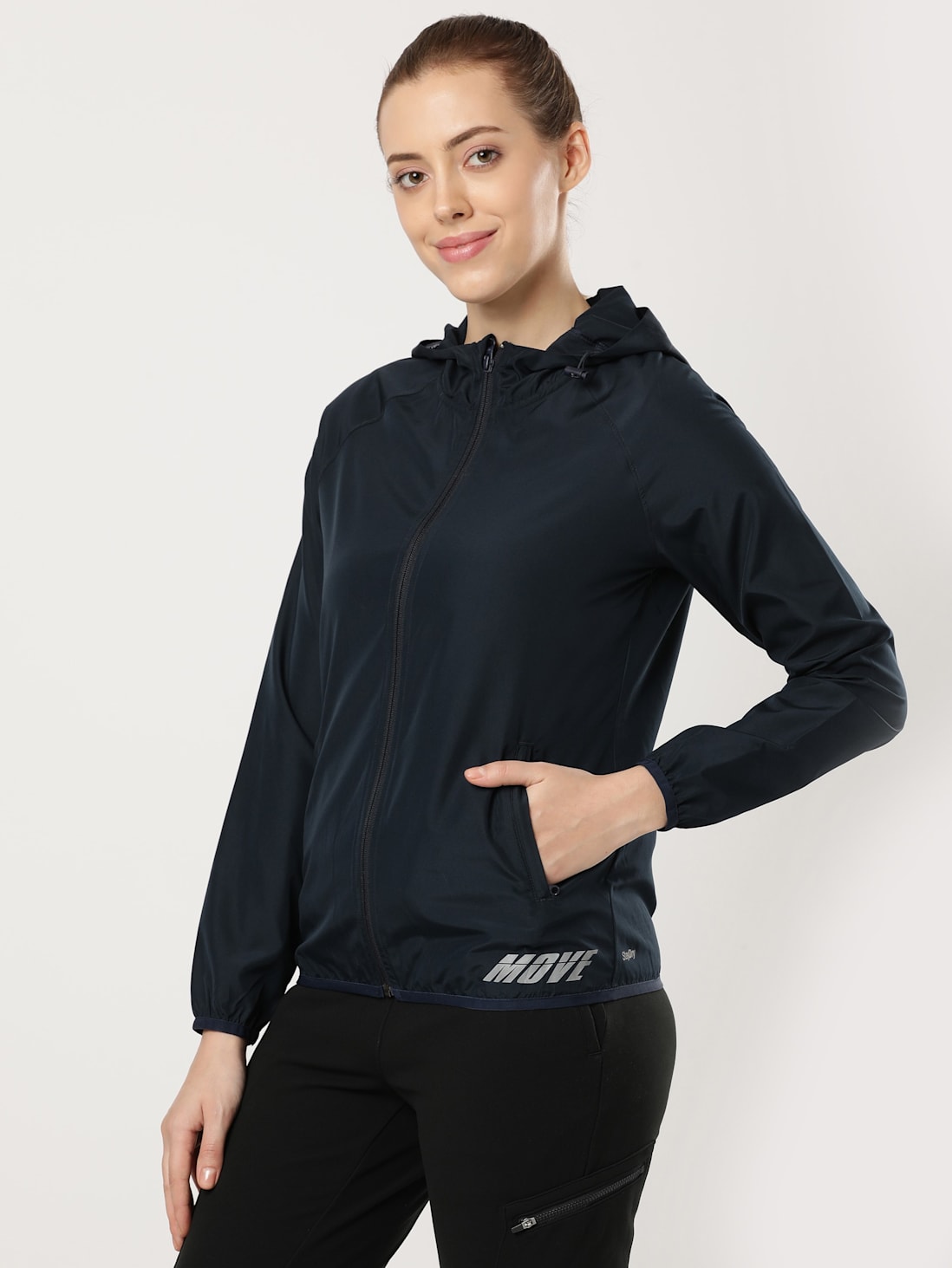 Jockey Women's Microfiber Hoodie Jacket- MW50