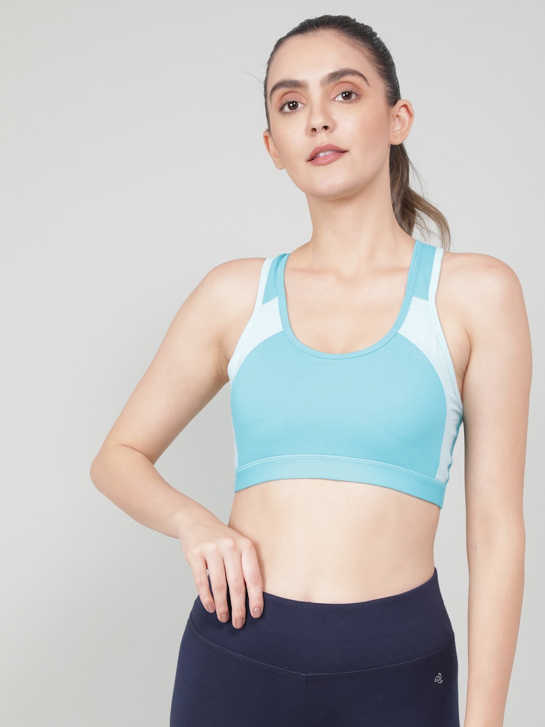 Jockey Women's Wirefree Padded Racer Back Styling Active Bra- 1380