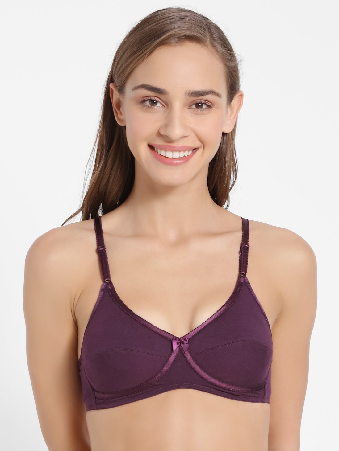 Jockey Women's Wirefree Non Padded Cross Over Bra- 1242