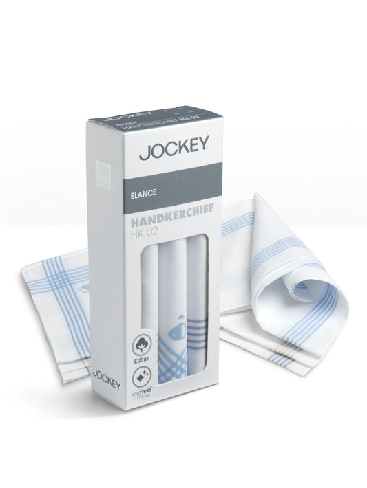Jockey Colored Cotton Handkerchief- HK03 (Pack of 3)