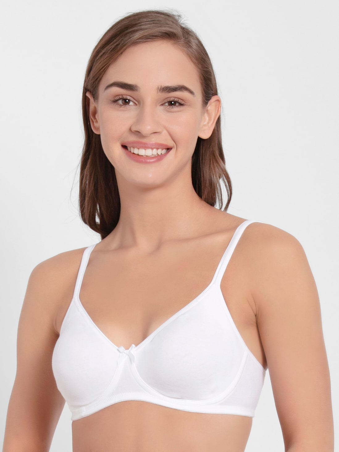 Jockey Women's Wirefree Non Padded Bra with Concealed Shaper Panel- 1722